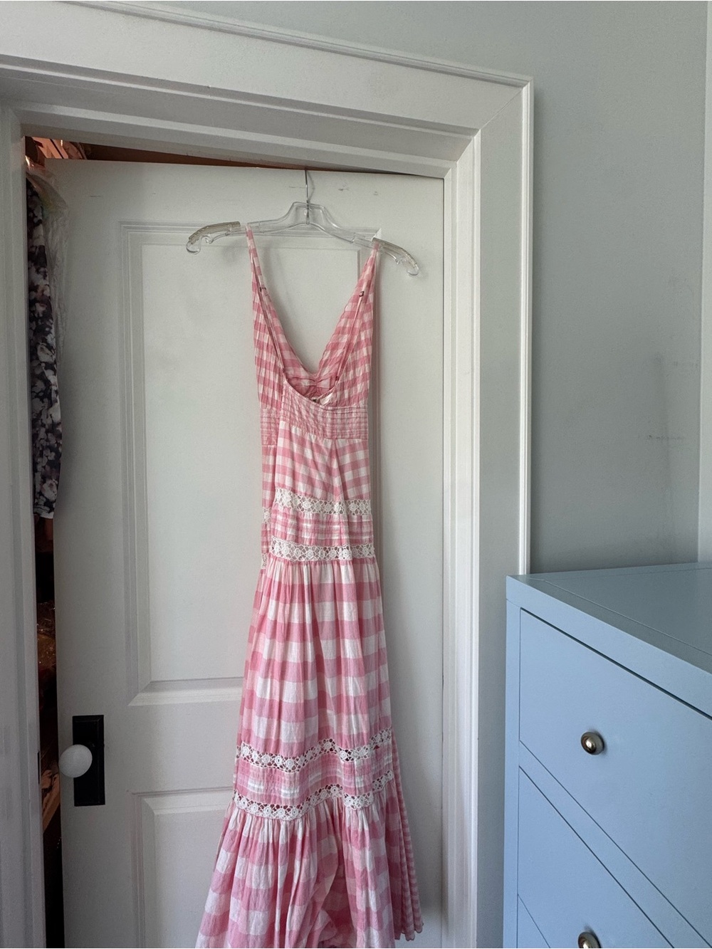 LoveShackFancy Pink Gingham Sundress - Picture 2 of 4